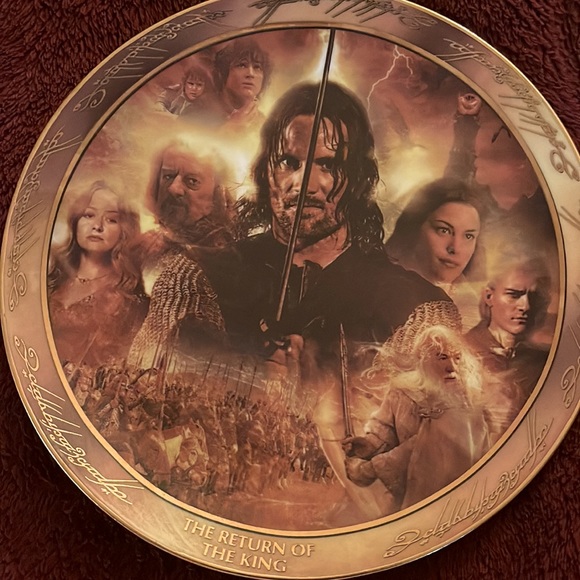 Lord of the rings collectible plates - Picture 7 of 9